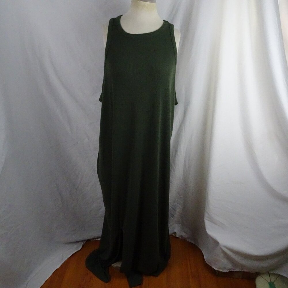 Torrid Women Green Long Tank Dress Size 4
